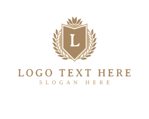 Classic - Regal Wreath Crest logo design