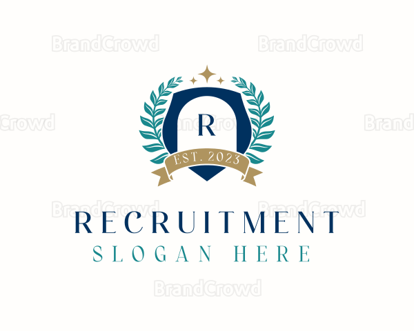 Regal Shield Wreath Logo