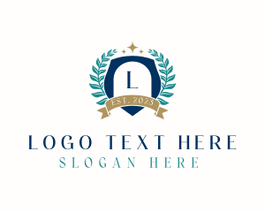 Regal Shield Wreath Logo