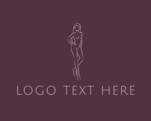 Dermatologist - Naked Woman Beauty logo design