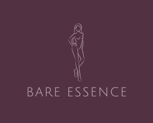 Naked Woman Beauty logo design