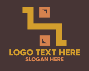 Human - Human Tribal Symbol logo design