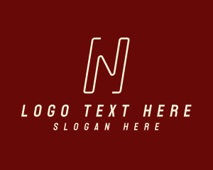 Minimalist - Minimalist Firm Letter N logo design