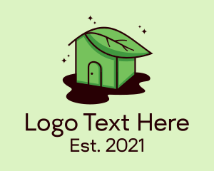 Eco - Eco Leaf House logo design