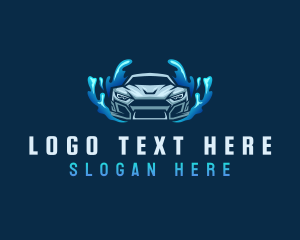 Garage - Auto Car Cleaning logo design