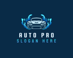 Auto Car Cleaning logo design