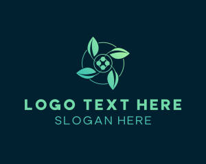Molecules - Leaf Agriculture Biotech logo design