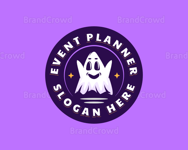 Haunted Scary Ghost Logo