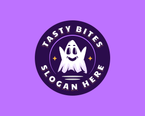 Spooky - Haunted Scary Ghost logo design
