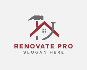 Repairman Remodeling Carpentry logo design