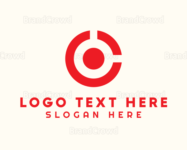 Target Circle Letter C Logo