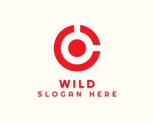 Marketing - Target Circle Letter C logo design