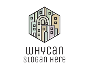 City Skyline Hexagon Logo