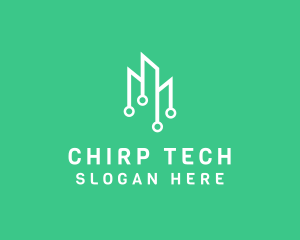 Data Tech Building logo design