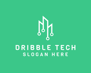 Data Tech Building logo design