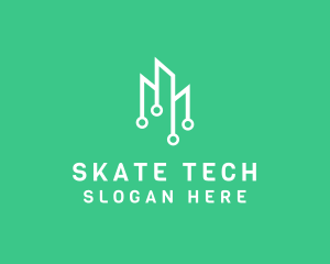 Data Tech Building logo design