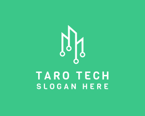 Data Tech Building logo design