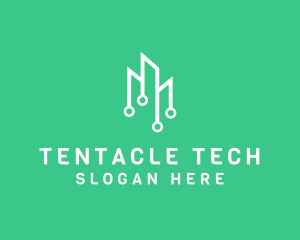 Data Tech Building logo design