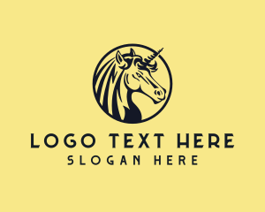 Mythical Creature - Generic Mythical Unicorn logo design