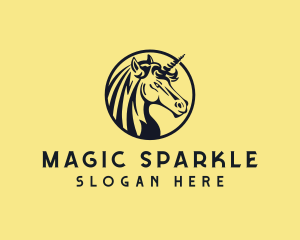 Unicorn - Generic Mythical Unicorn logo design