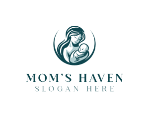 Mom - Mother Pediatrician Childcare logo design