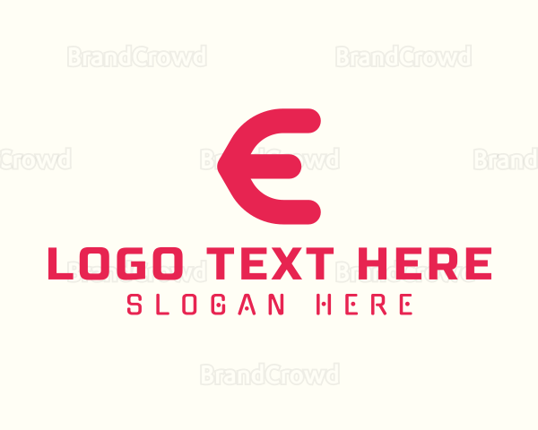 Technology Enterprise Letter E Logo