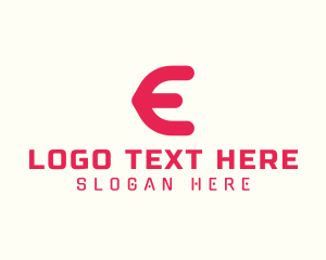 Ecommerce - Technology Enterprise Letter E logo design
