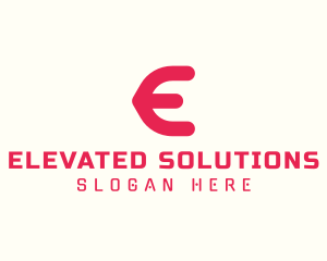 Technology Enterprise Letter E logo design