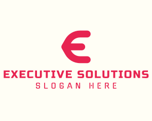 Technology Enterprise Letter E logo design