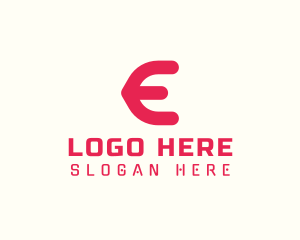 Computer - Technology Enterprise Letter E logo design