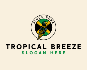 Bird Jamaican Flag logo design