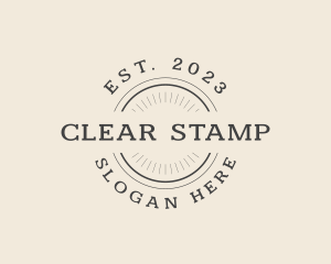 Publisher Printing Stamp logo design