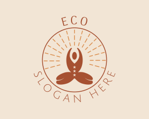 Healty - Yoga Zen Wellness logo design