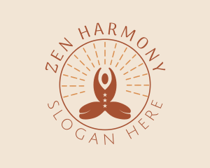 Yoga Zen Wellness logo design