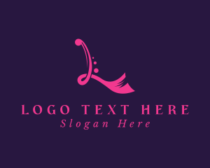 Seamstress - Scarf Fashion Letter L logo design