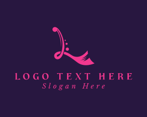 Fashion Designer - Scarf Fashion Letter L logo design