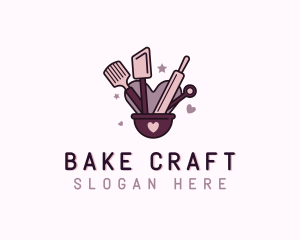 Heart Star Baking Pastry  logo design