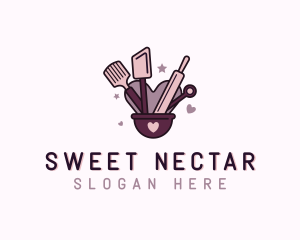 Heart Star Baking Pastry  logo design