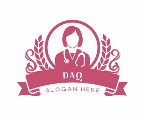 Medical Female Doctor Logo