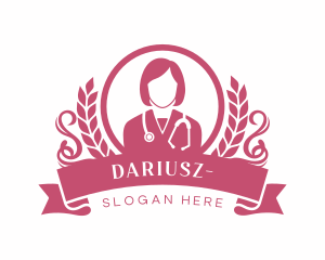 Medical Female Doctor Logo