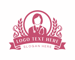 Gynecologist - Medical Female Doctor logo design