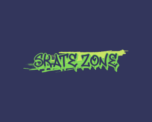 Graffiti Spray Paint Mural logo design