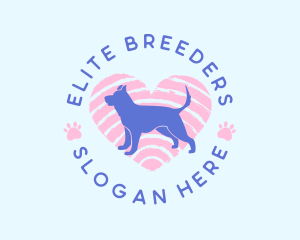 Dog Cat Heart logo design