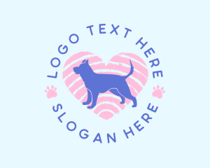 Dog Cat Heart Logo