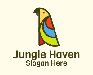 Multicolor Bird Parrot  logo design