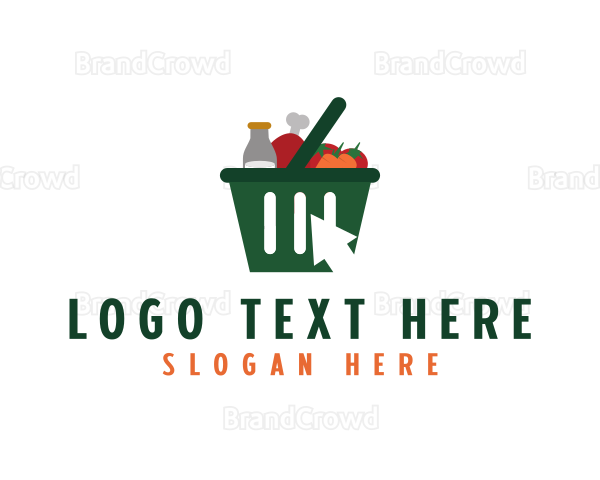 Grocery Online Shopping Logo