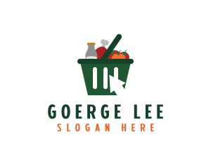 Grocery Online Shopping Logo