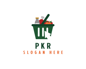 Grocery Online Shopping Logo