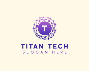 Tech Network Cyberspace logo design