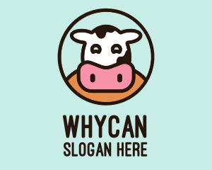Butcher - Happy Cow Dairy logo design